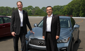 Infiniti CEO Carlos Ghosn Johan De Nysschen